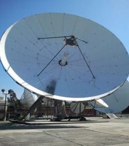 Used Vertex 13 Meter C-Band 4-Port Tx/Rx Circular Feed Motorized Earth Station Antenna