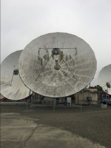Vertex/Harris 13 Meter C-Band Tx-Rx Linear Feed Earth Station Antenna