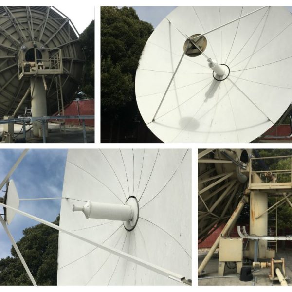 Vertex 9.0M Ku-Band 2-Port Tx-/Rx Linear Feed Motorized Earth Station Antenna